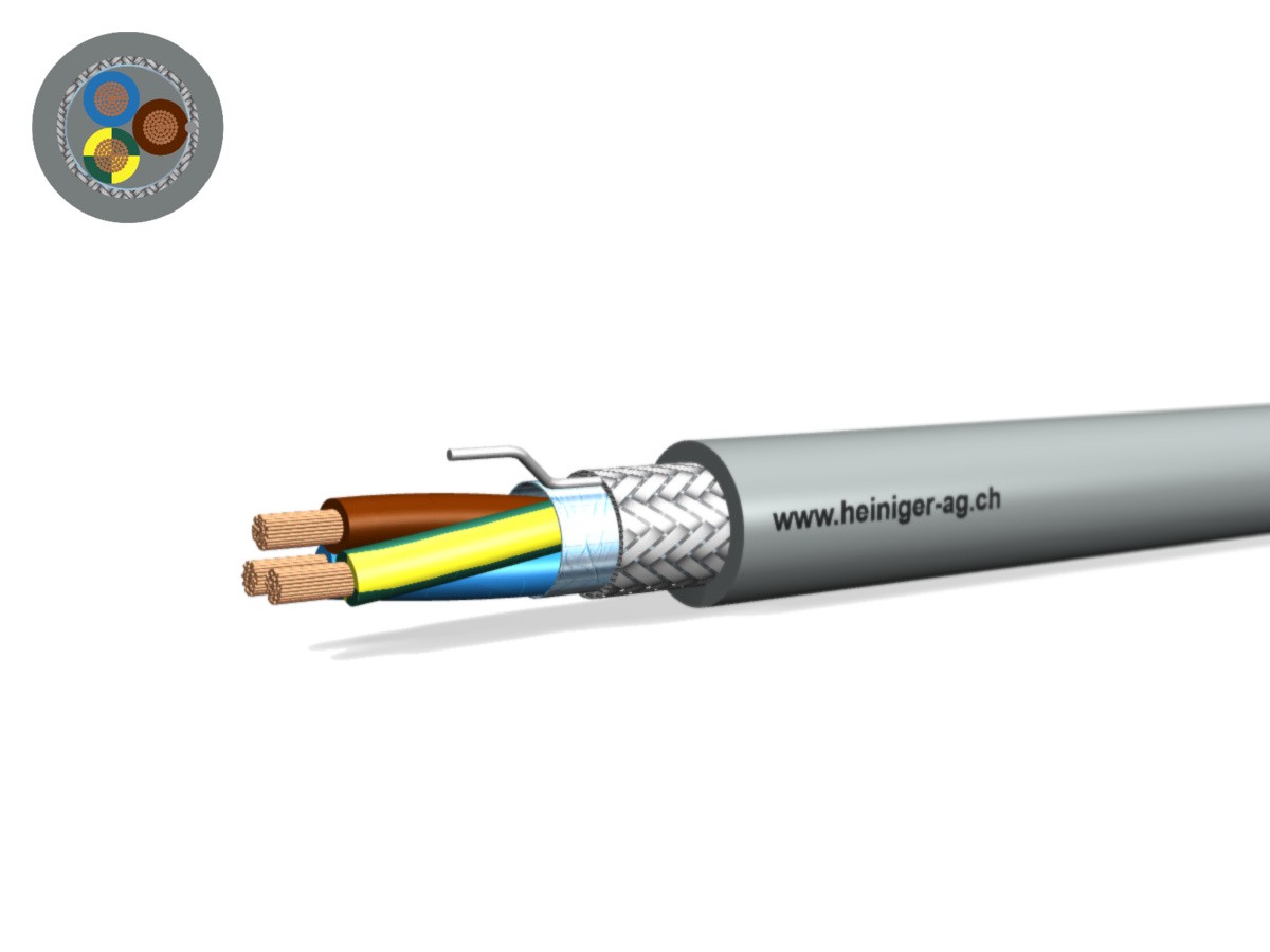 Steuerkabel Cca-flex C 3x2.50 JB gr - LiH(St)CH hal-frei 0.6/1kV EN 50399