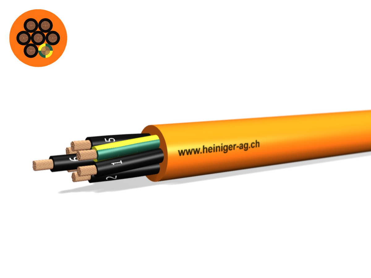 Câble PUR-PUR Fca 7x4 LPE or N1QQ-F - 0.6/1kV