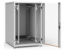 H-Rack 19" H1230xL800xP1000 24HE - Portes verre et tôle, complet