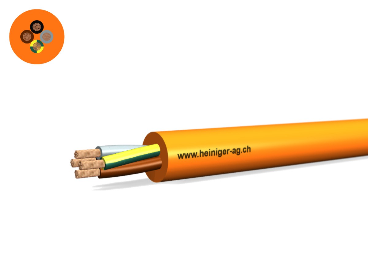 PUR-PUR Kabel Fca 4x1.50 LPE or N1QQ-F - 0.6/1kV HD 308 S2