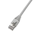 H-LINE Patch 4P UTP 1:1 RJ45 7.0m - Kat.6 Kabel/TLP Haube hal-frei grau