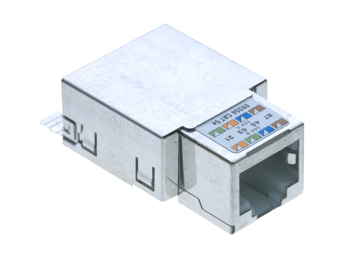 R&Mfreenet Anschlussmodul, 1xRJ45/s - Kat.5e, geschirmt, Spezial einzelverp.