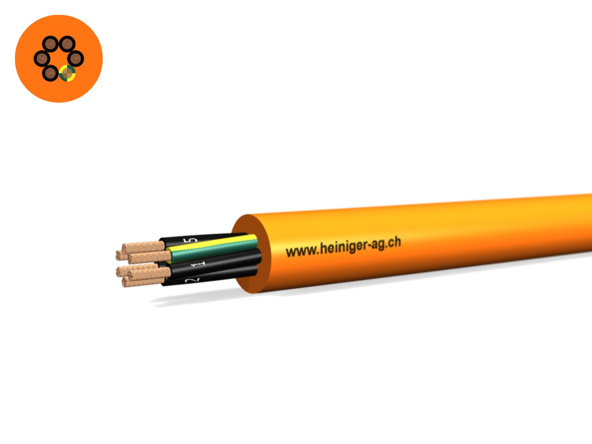 PUR-PUR Kabel Fca 6x0.75 LPE or N05QQ-F - 300/500V