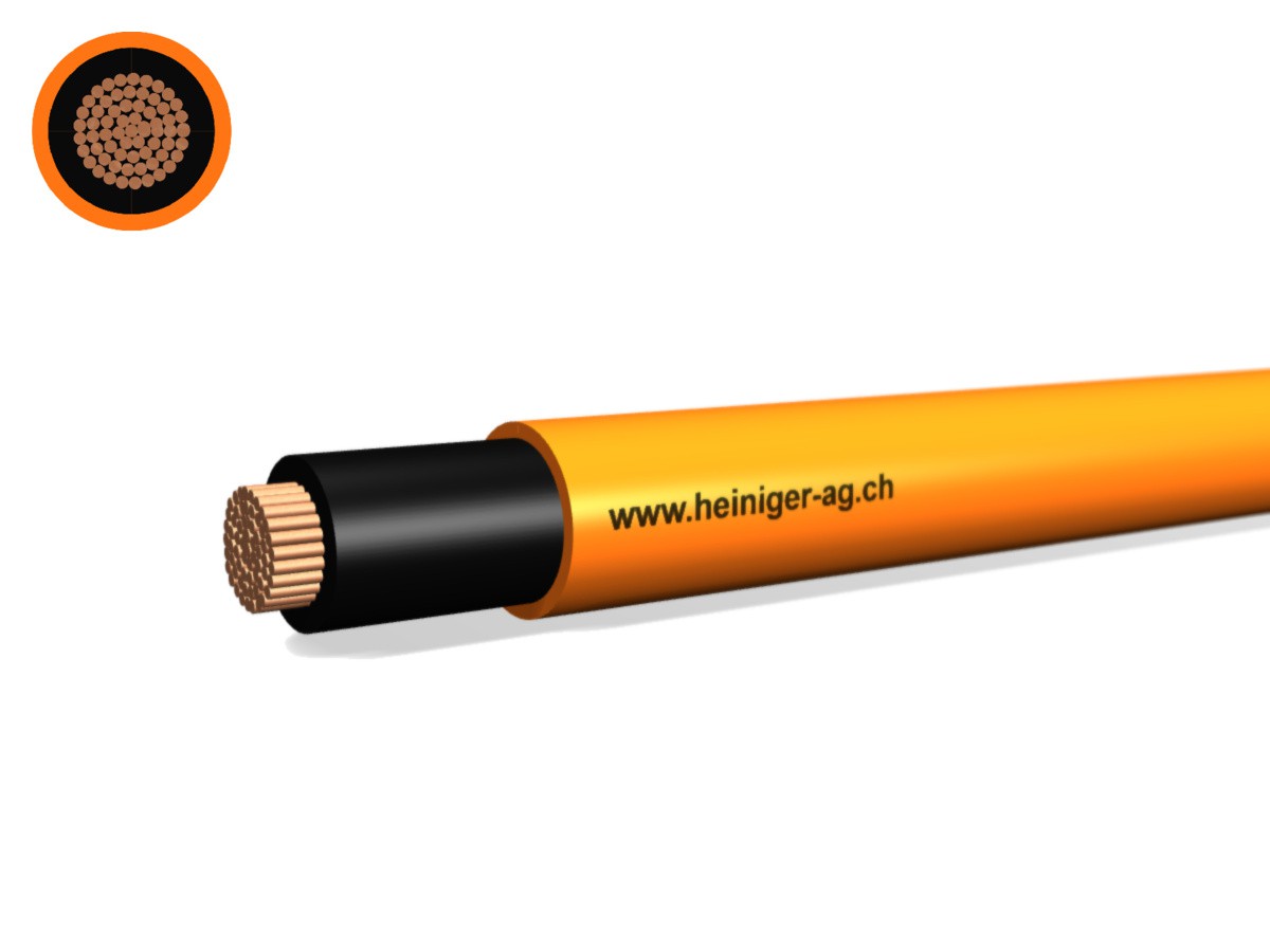 Sicherheitskabel FE180 E90 1x70 L=sw - PYROFIL hal-frei flammwidrig or