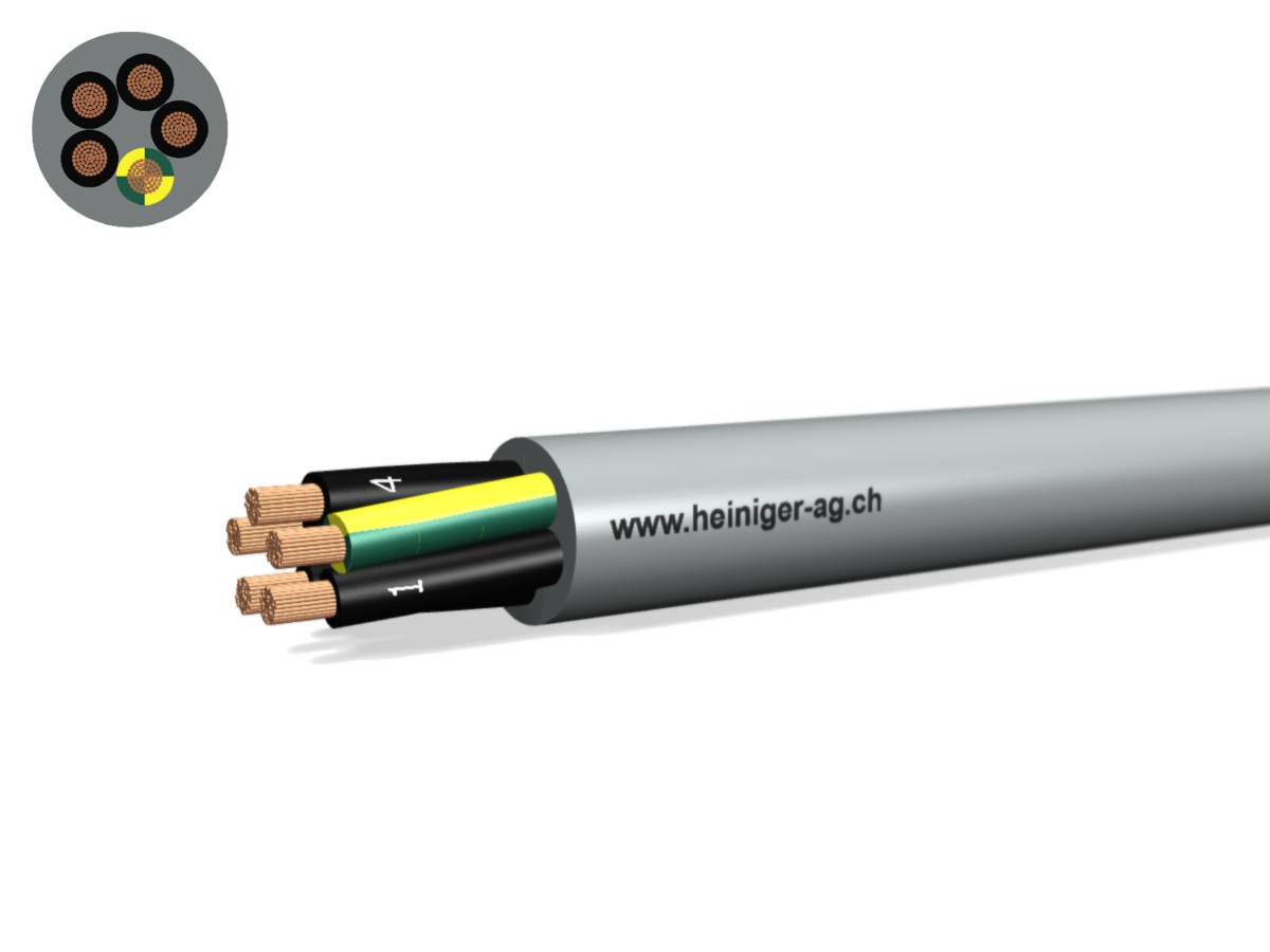 TT-flex Eca PVC 5x4 JZ num gr - 300/500V