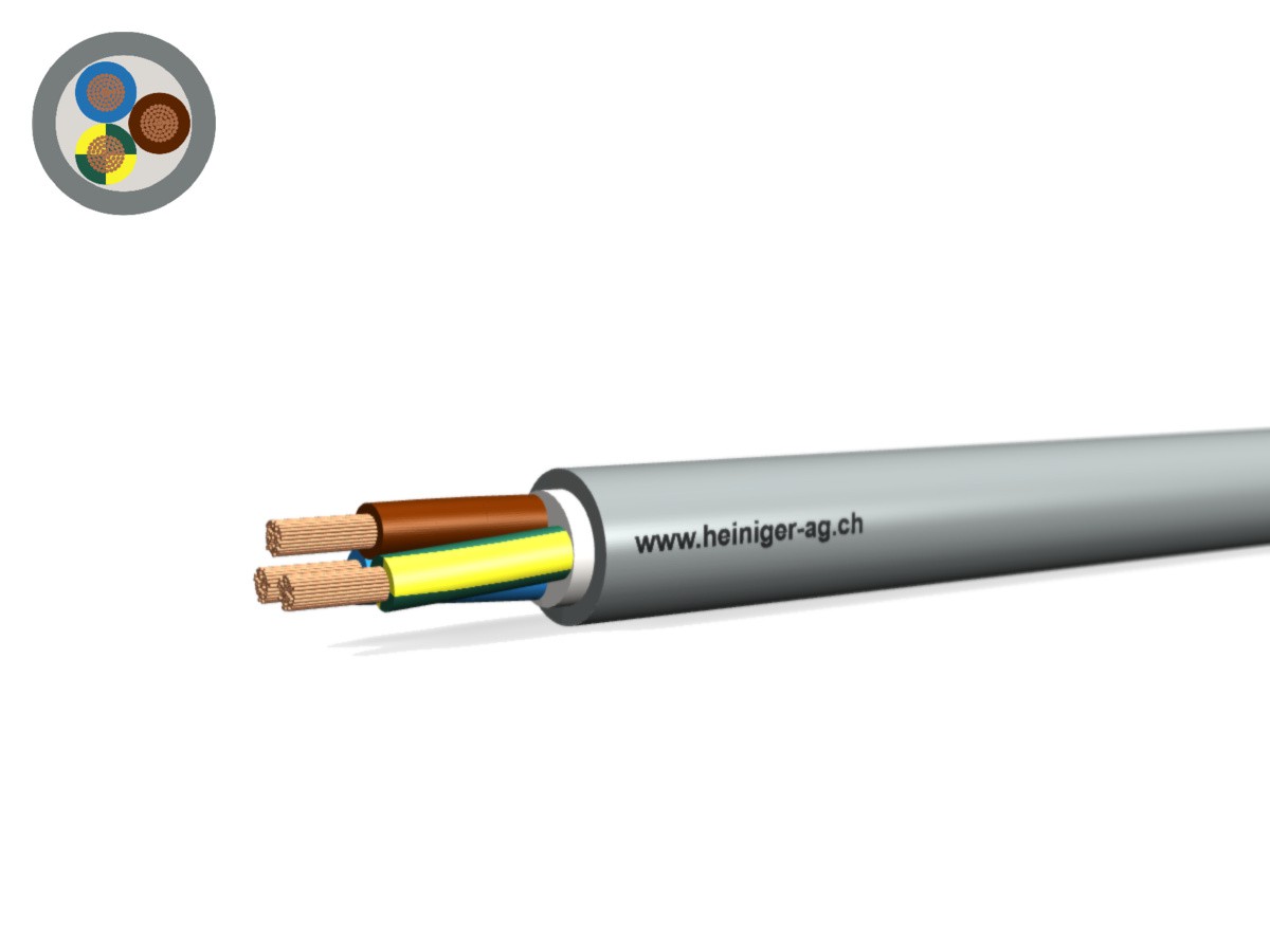 Steuerkabel Cca-flex 3x1.50 JB gr - LiHH hal-frei 0.6/1kV EN 50399