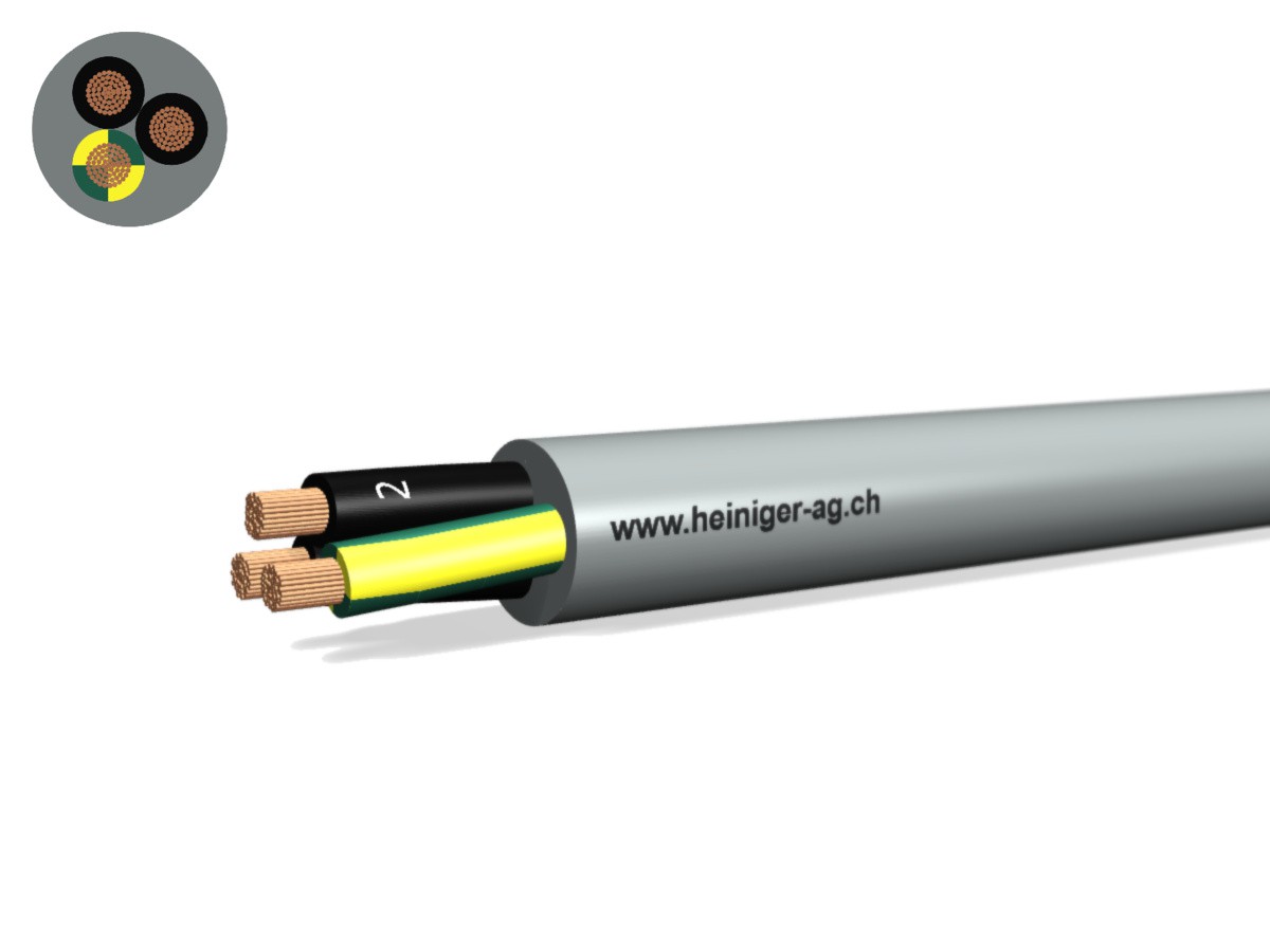 TT-flex Eca PVC 3x6 JZ num gr - 300/500V