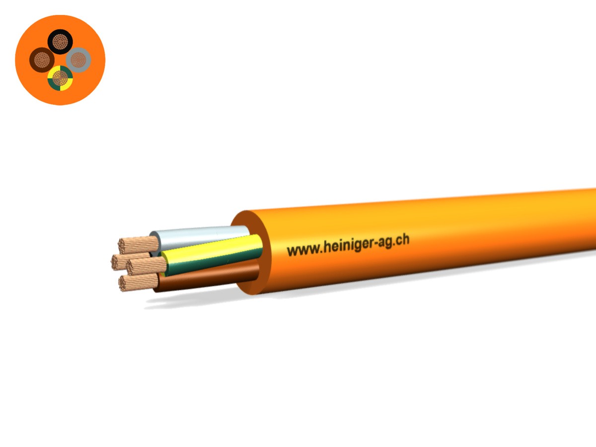 PUR-PUR Kabel Fca 4x2.50 LPE or N1QQ-F - 0.6/1kV HD 308 S2