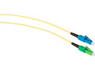 Cordon-FTTH, LC/APC - LC/PC - 9/125 G675A, simplex jaune, L= 1.0m