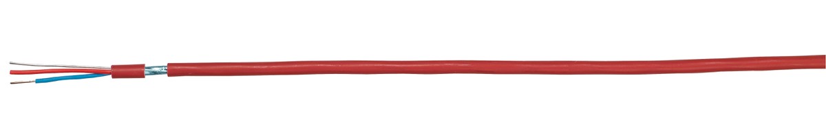 CDI JE-H(St)H 1x2x0.8 FE180 E30-E90 rg - Câble de détect. incendie san-hal blindé