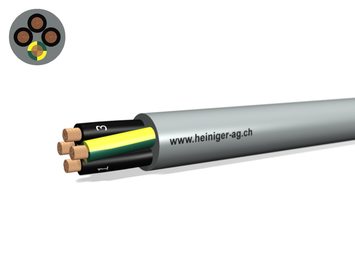 Câble commande san-hal 4x16 JZ gr - PUR avec prot. UV -40°C 300/500V