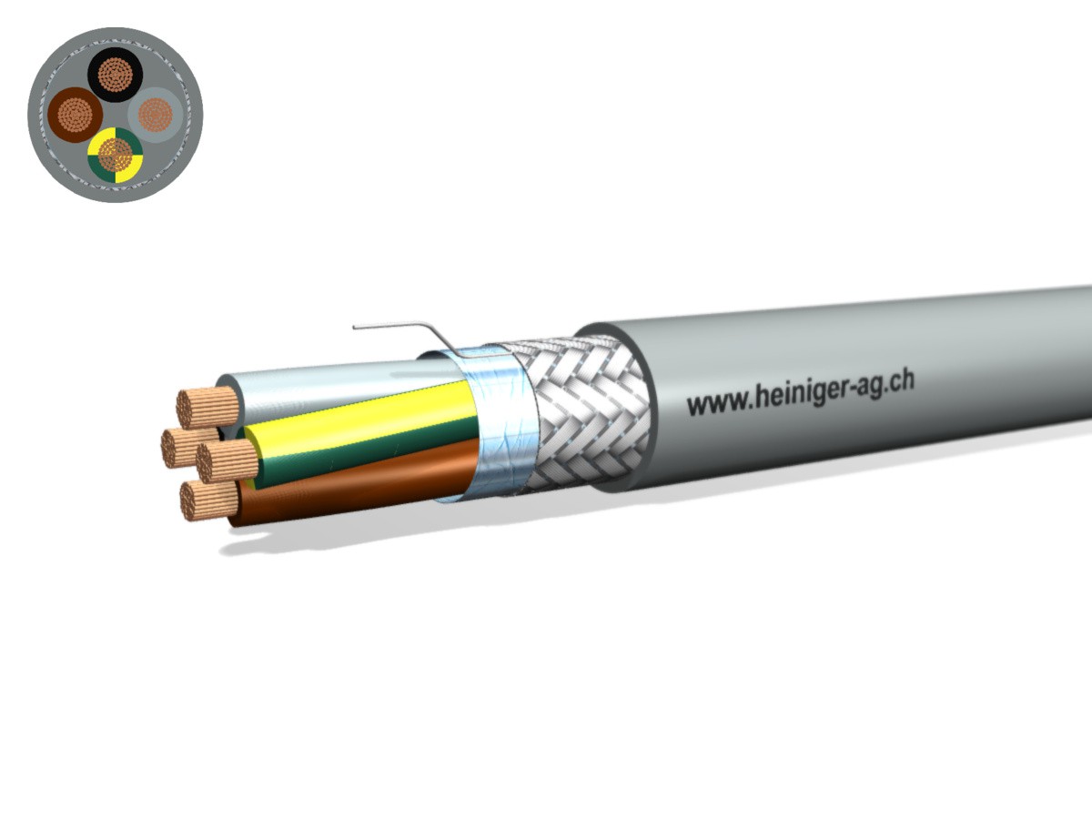 Steuerkabel Eca-flex C 4x25 JB gr - Li2X(St)CH hal-frei 0.6/1kV