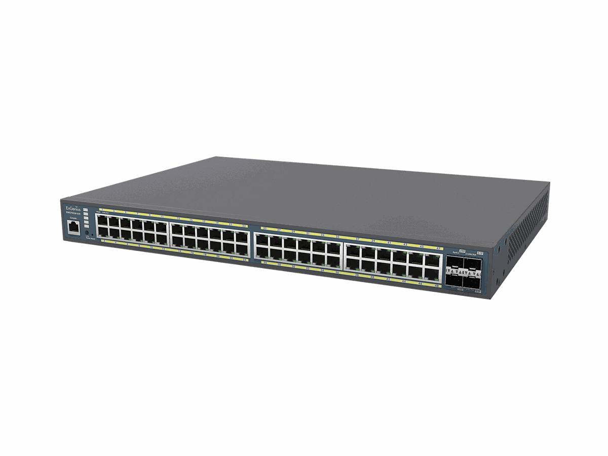 EnGenius EWS7952P-FIT - Switch, PoE+, 48x1000T + 4xSFP, 410W