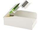AP KEV mini H-Line 10xE2000hrl 9/125 - spleissfertig RAL7035, 221x120x87mm