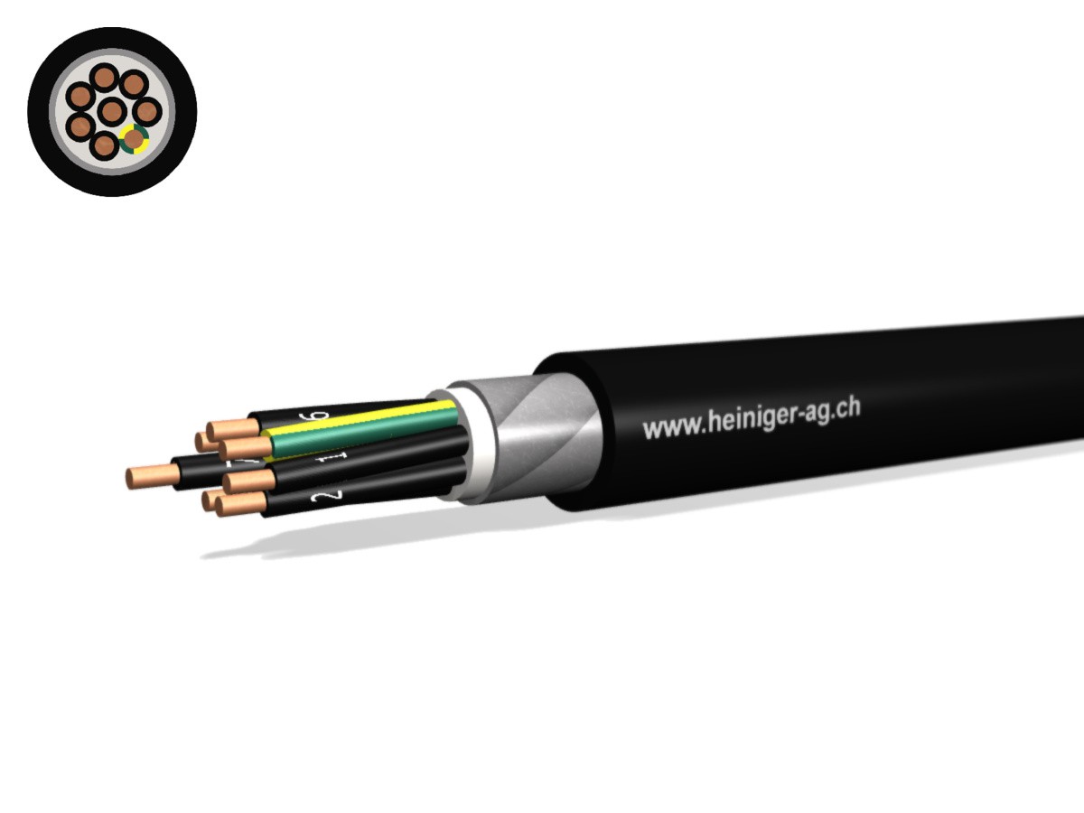 NN-CLN FE05B2 B2ca 8x2.50 LPE nr - san-hal armé 90°C 0.6/1kV