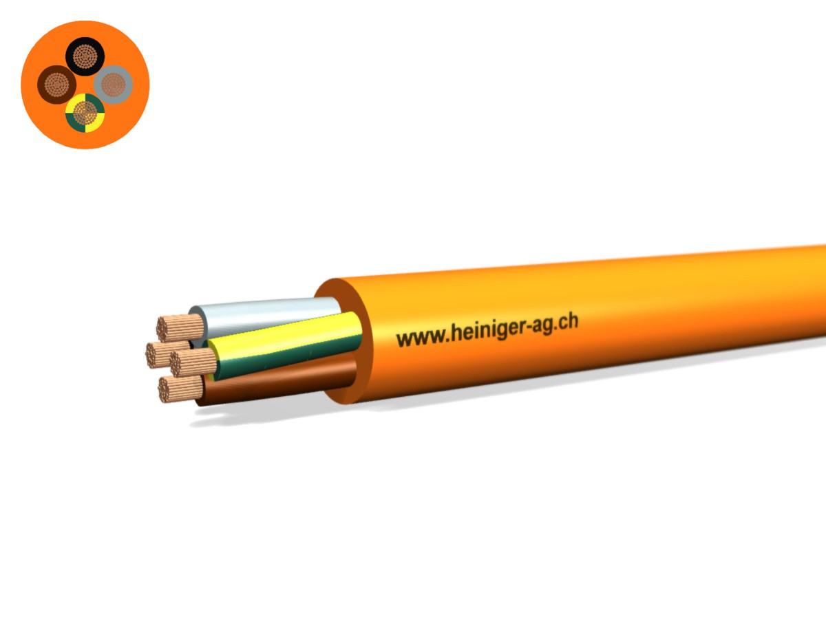 Câble PUR-PUR Fca 4x6 LPE or N1QQ-F - 0.6/1kV HD 308 S2