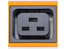 H-LINE Steckdosenleiste 19" 8xC19 oF - Stecker C20, Kabel 3m, orange