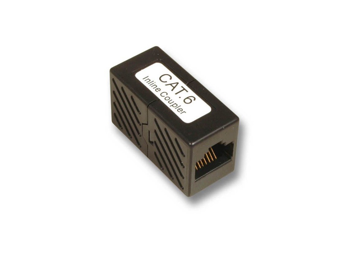 Kupplung RJ45 Kat.6 ungeschirmt - Buchse-Buchse, Belegung 1:1
