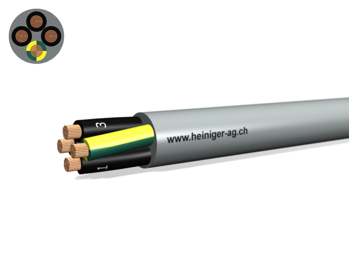 TT-flex Eca PVC 4x16 JZ num gr - 300/500V