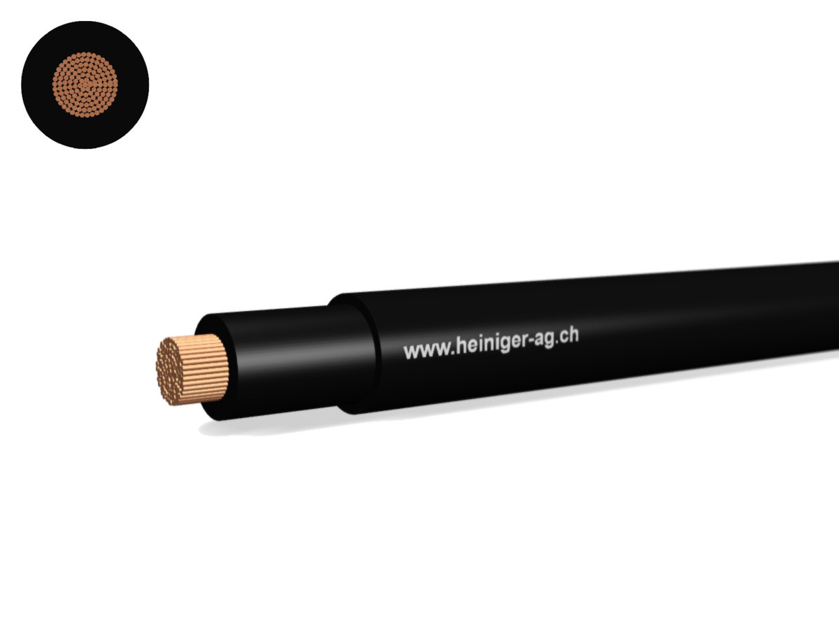 GSK Schweisskabel hochflex 1x25 - sw H01N2-E 100/100V