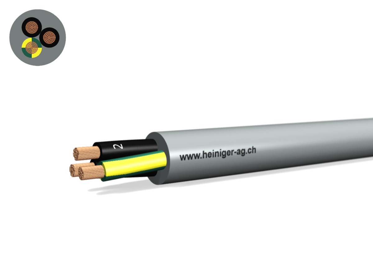 TT-flex Eca PVC 3x4 JZ num gr - 300/500V