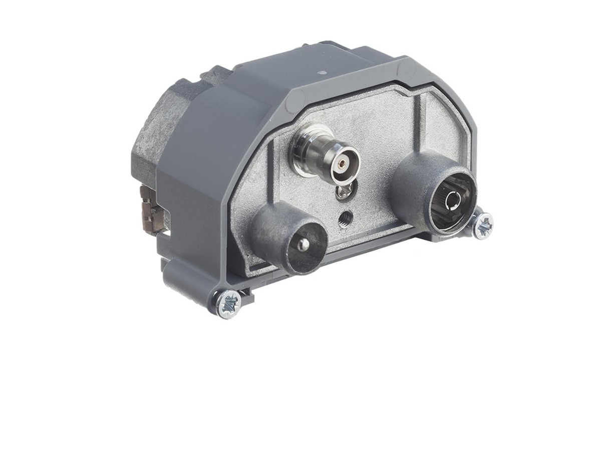 R&M HWS intérieur Prise coax - 3 trous, 11dB, avec résistance
