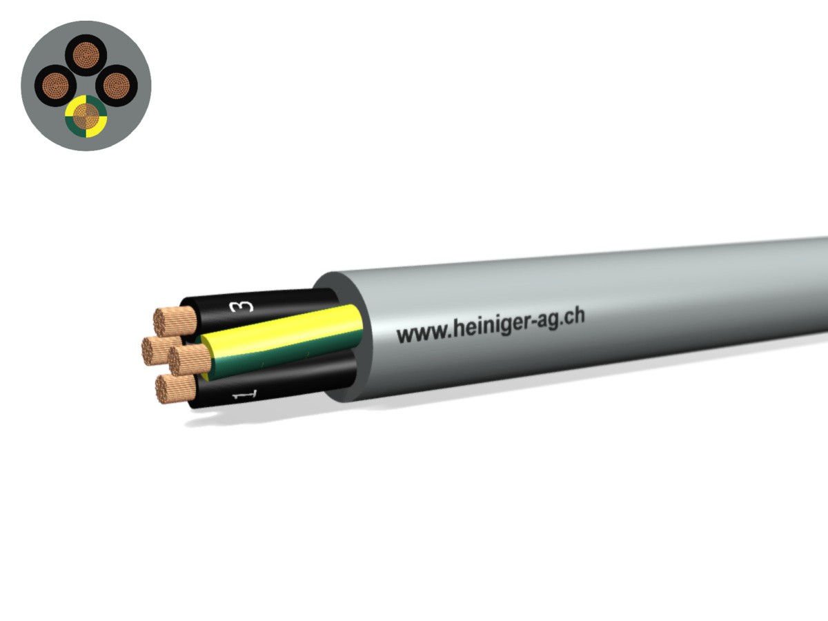 Câble commande san-hal 4x10 JZ gr - PUR avec prot. UV -40°C 300/500V