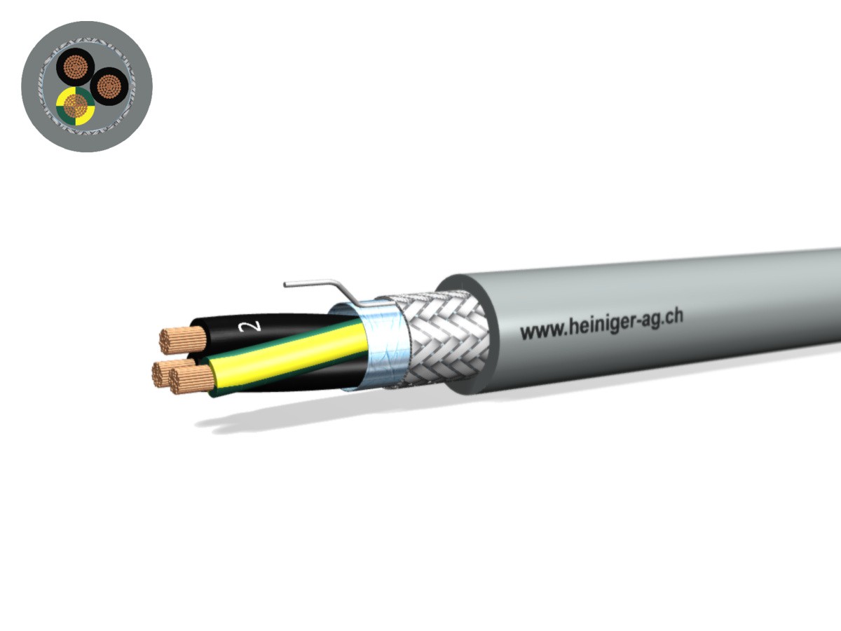 Steuerkabel Cca-flex C 3x6 JZ gr - LiH(St)CH hal-frei 0.6/1kV EN 50399
