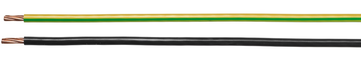 T-Seil Eca 10 PVC gelb-grün - 450/750V H07V-R