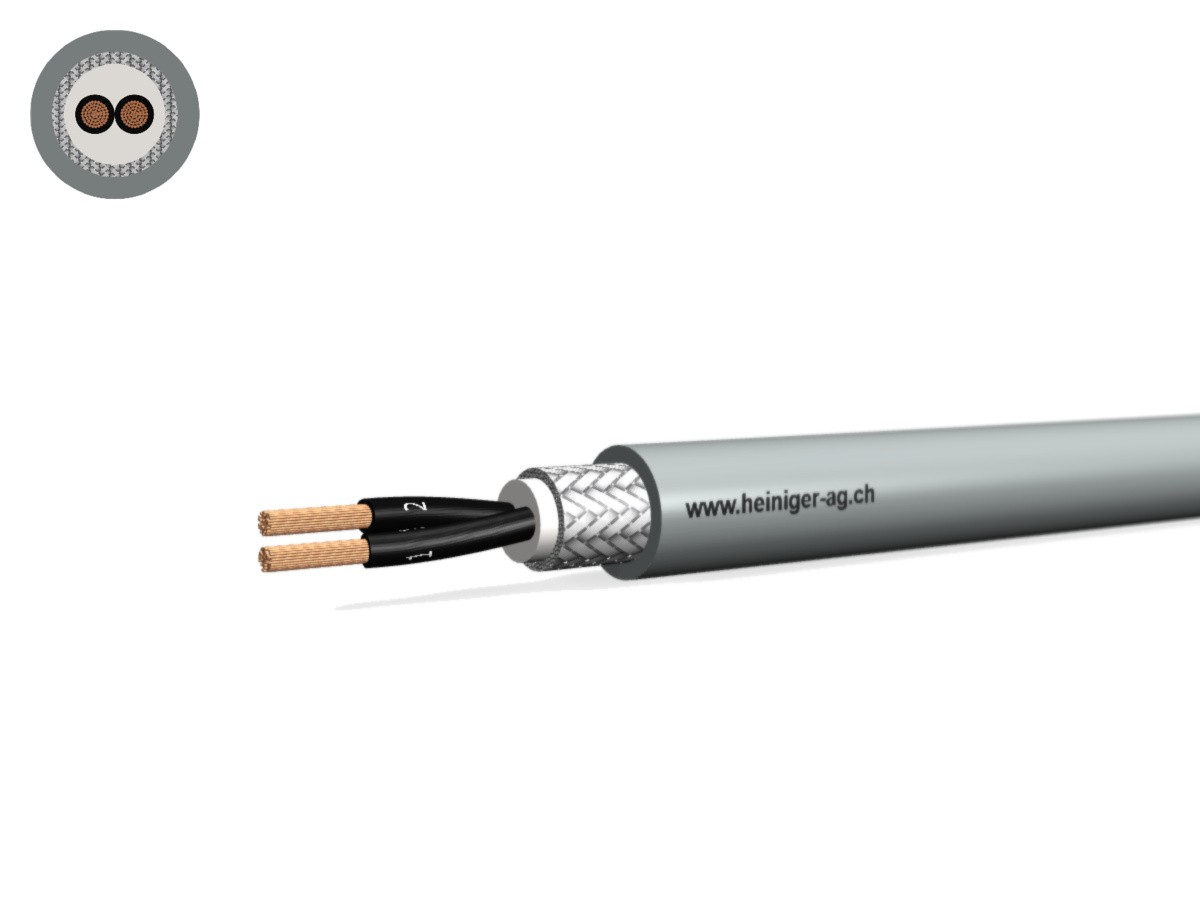 TT-flex Eca PVC C 2x0.50 OZ num gr - 300/500V