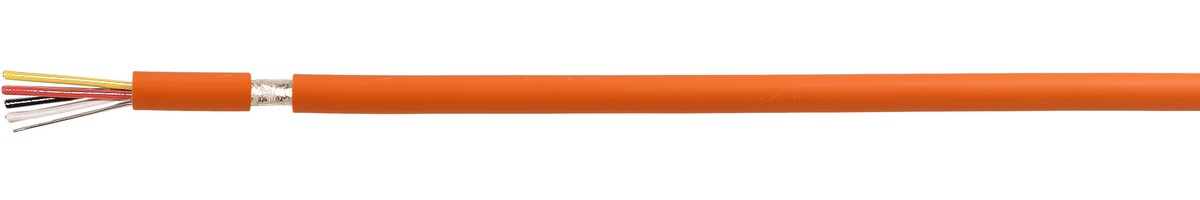 BUS EIB/KNX Cca hal-frei (St) 2x2x0.8 - orange Buskabel abgeschirmt