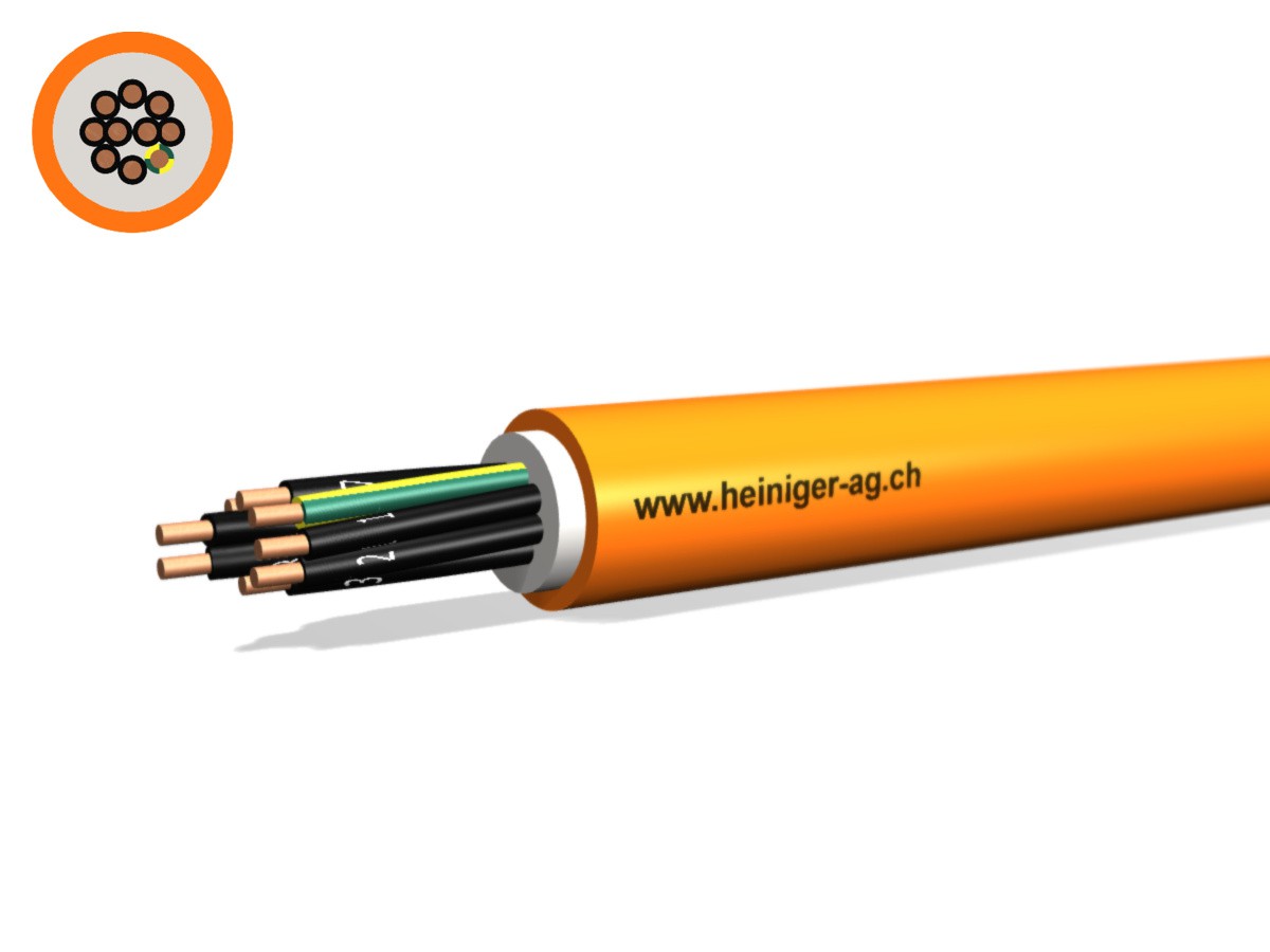 Sicherheitsk. FE180 E30-E60 VDE 10x2.50 - LPE NHXH hal-frei flammwidrig or