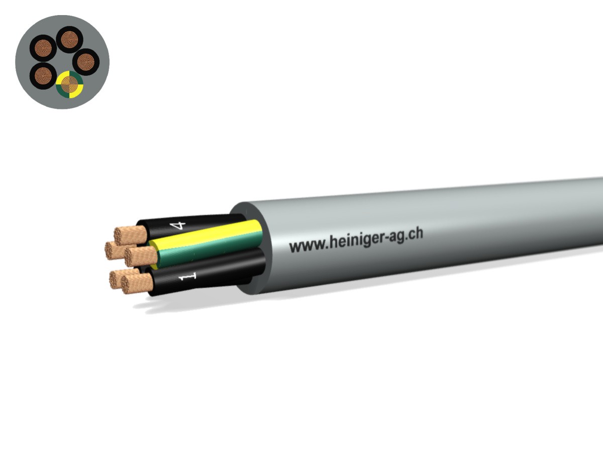 Câble commande san-hal 5x6 JZ gr - PUR avec prot. UV -40°C 300/500V