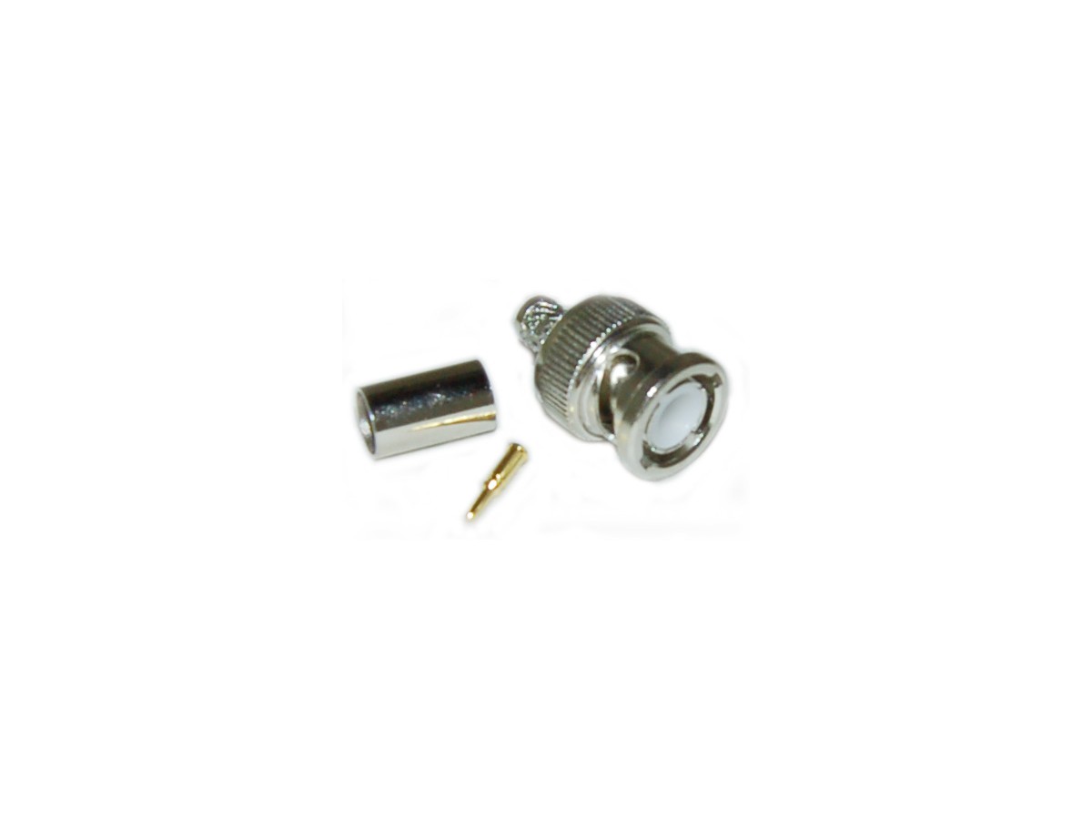 BNC Crimp Stecker 75/93 Ohm