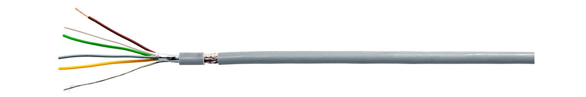 Steuerkabel PVC C 2x1.00 DIN47100 gr - LiY(St)CY 300V UL Style 2464