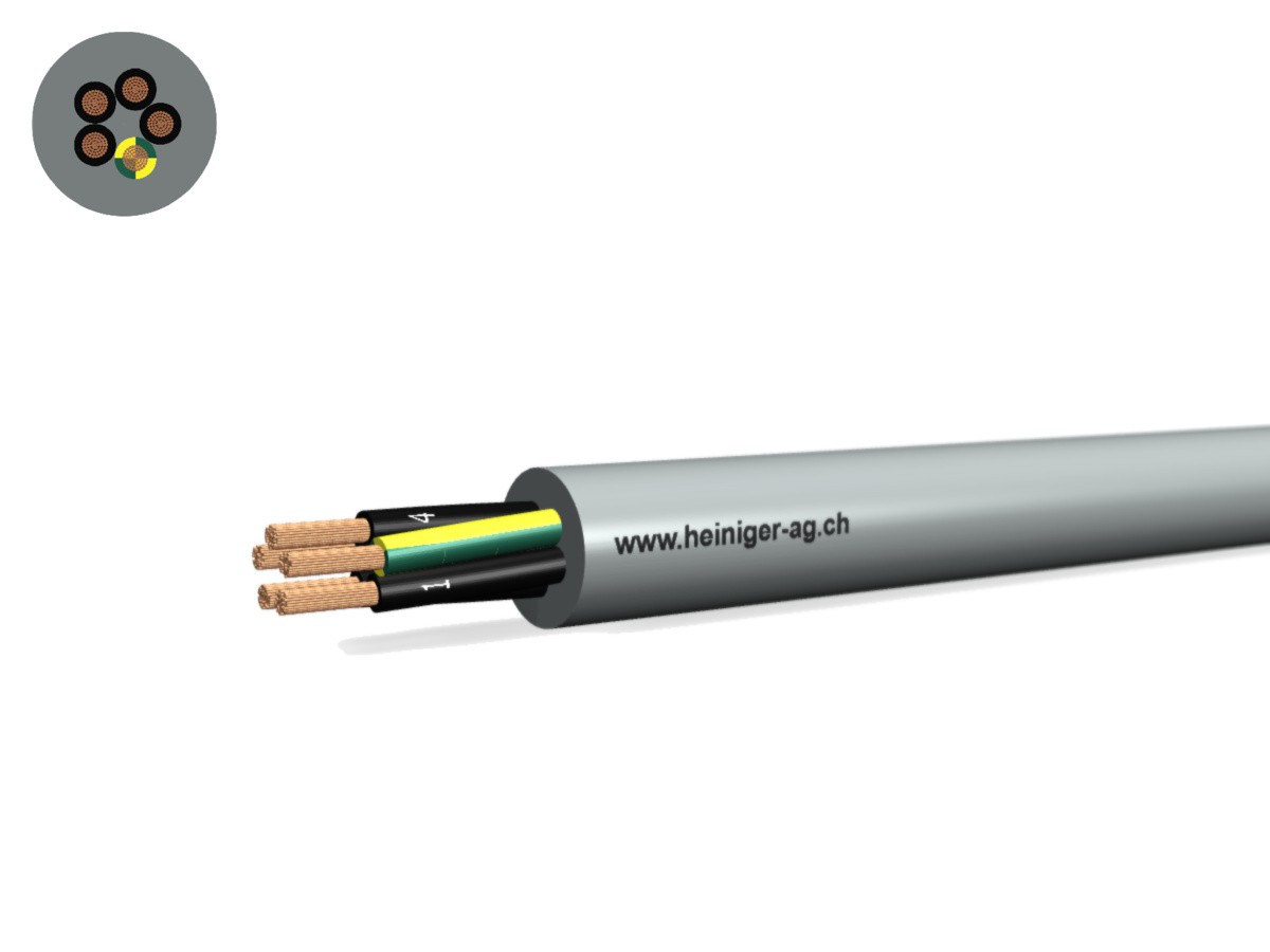 TT-flex Eca PVC 5x0.75 JZ num gr - 300/500V