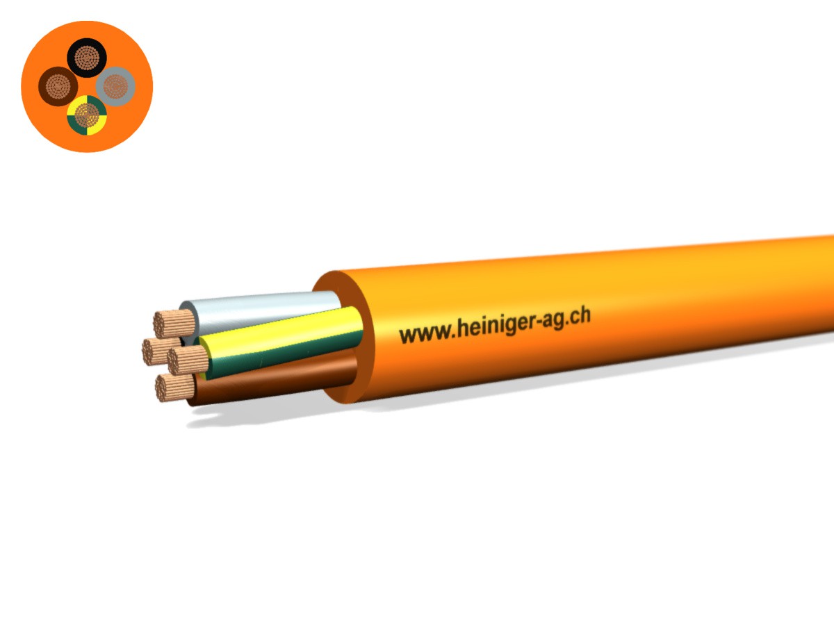 PUR-PUR Kabel Fca 4x10 LPE or N1QQ-F - 0.6/1kV HD 308 S2