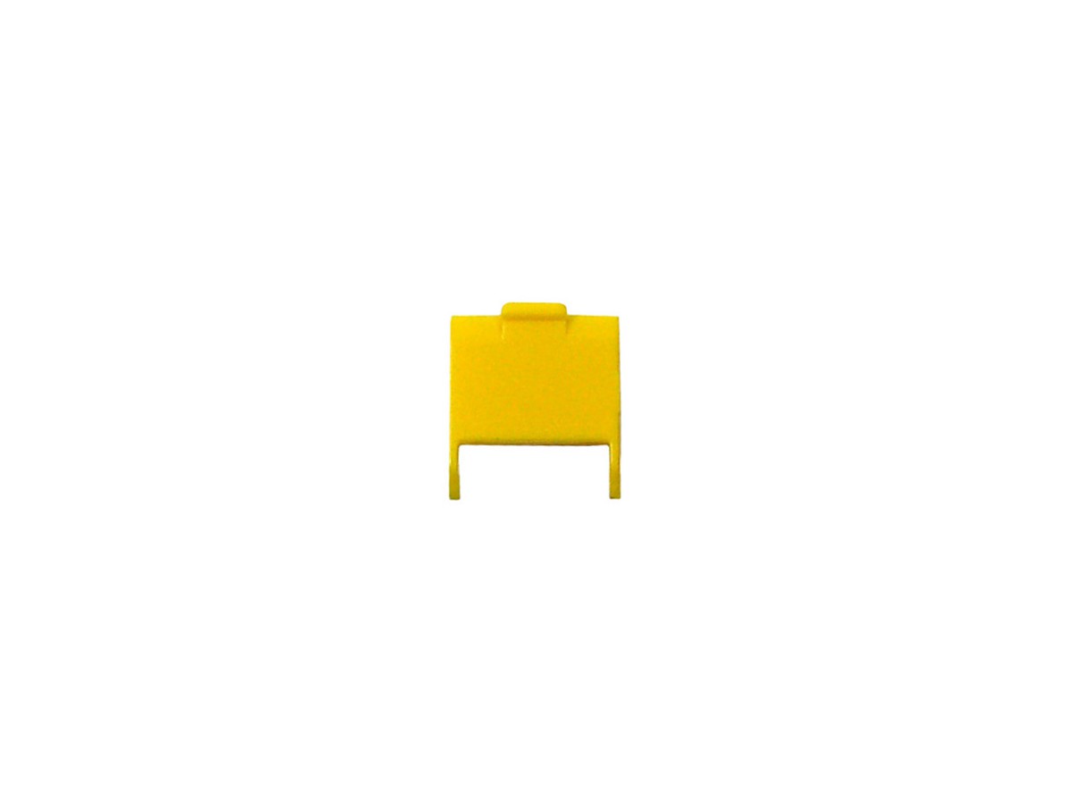 Unilan Anti-poussière jaune - pour module KS Cat.6A, set à 10pcs.
