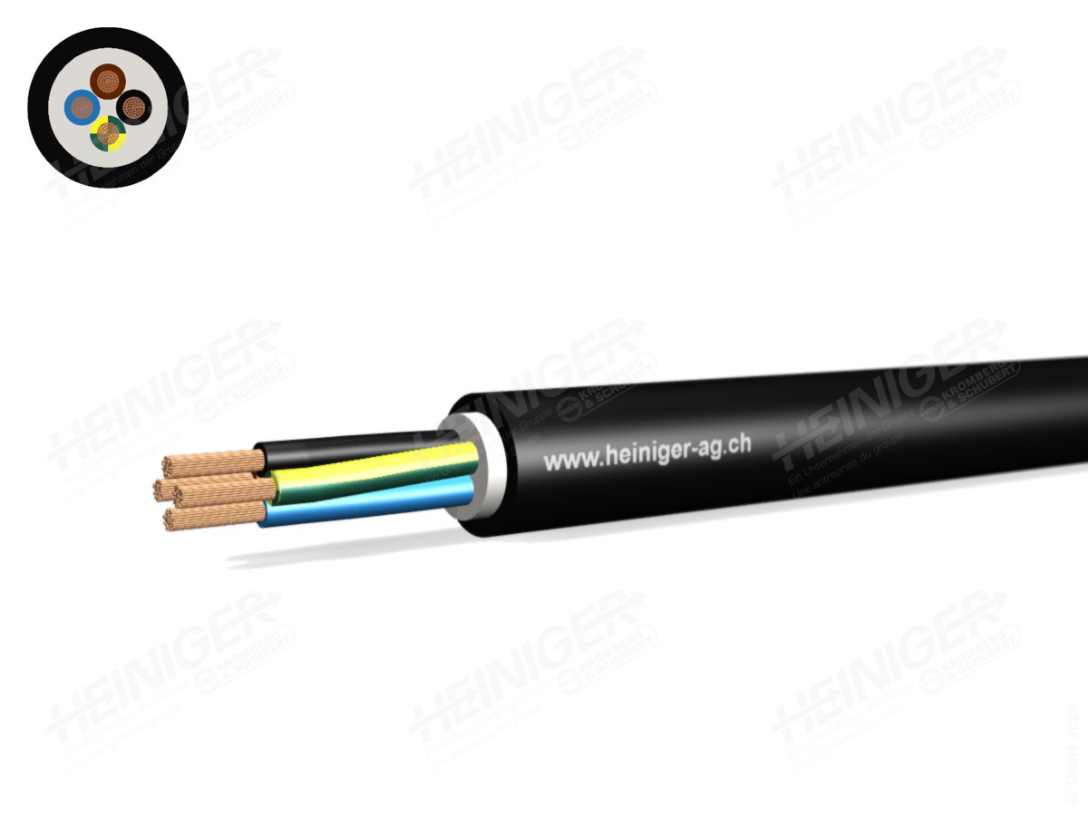 Td Apparate-Kabel Eca 4G1.00 LNPE ws - RAL9010 H05VV-F 300/500V HD 308 S2