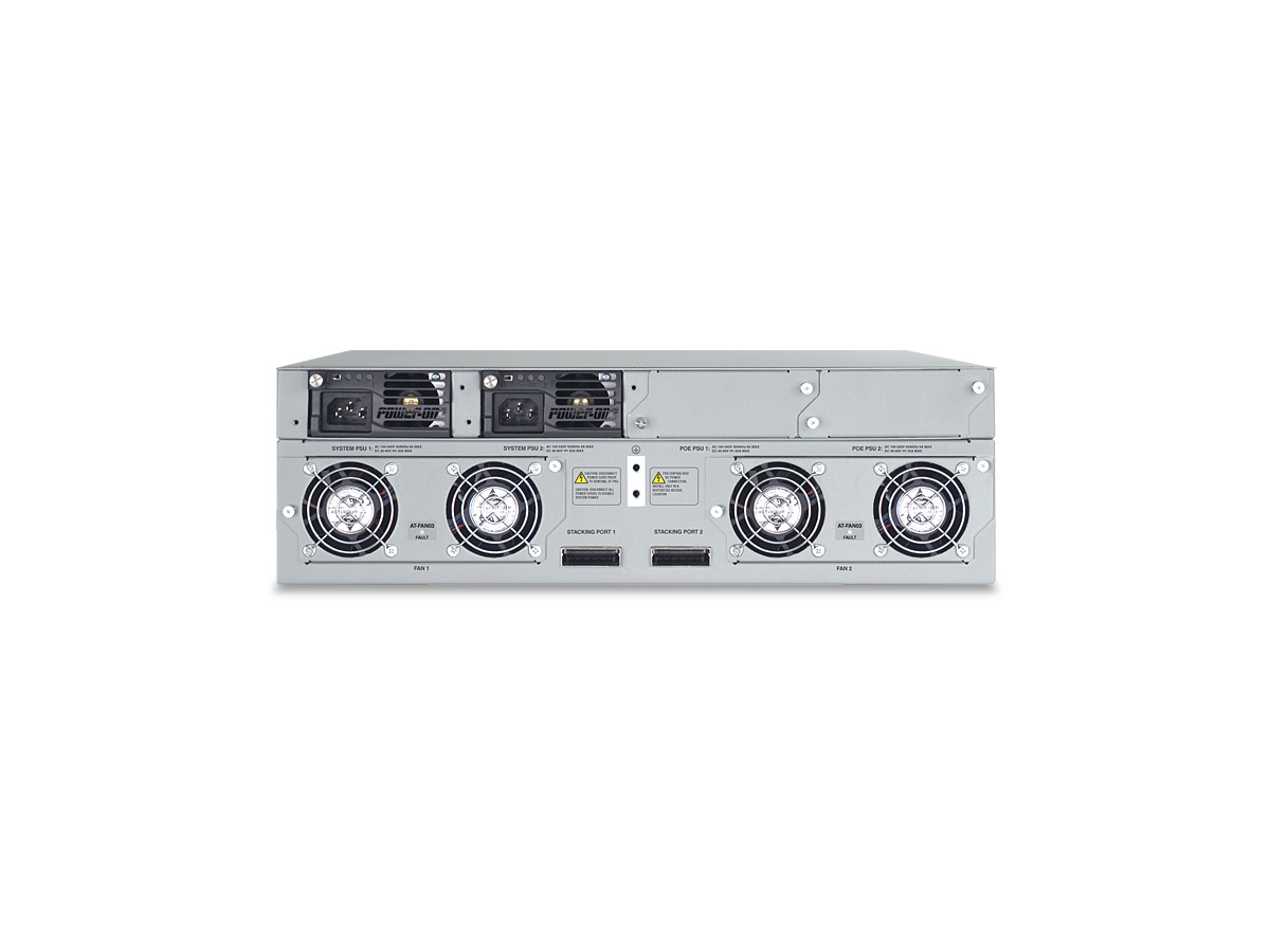 AT-SBx908, châssis Switch, 8 Slot - 230VAC, 19", s. alimentation, Switch L3+