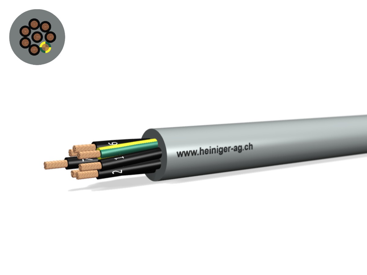 TT-flex Eca PVC 8x1.50 JZ num gr - 300/500V