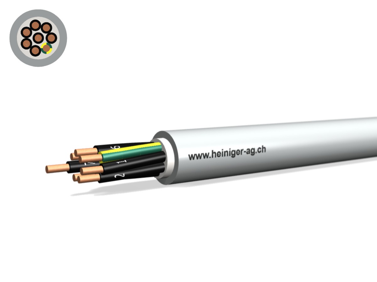 Câble FE0D Dca san-hal 8x1.50 LPE - non propag. de flamme grc 0.6/1kV