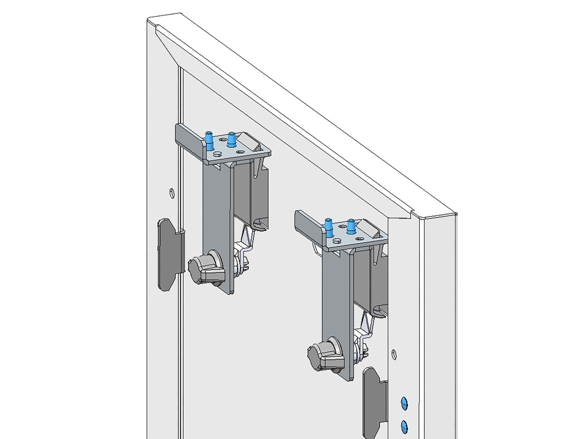 H-LINE M Innenverriegelung für - Seiten-+ Rückwand, Schnellverschluss