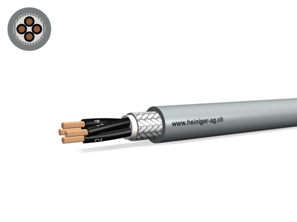 TT-flex Eca PVC C 4x1.00 OZ num 1-4 gr - 300/500V