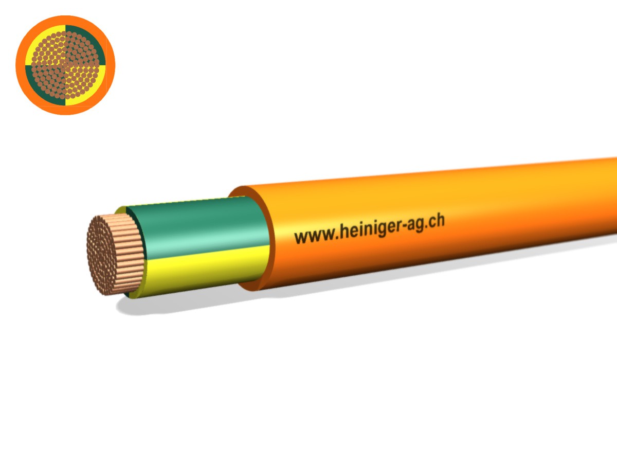 Sicherheitsk. FE180 E90 B2ca 1x400 L=sw - hal-frei flammwidrig or/s1a,d1,a1