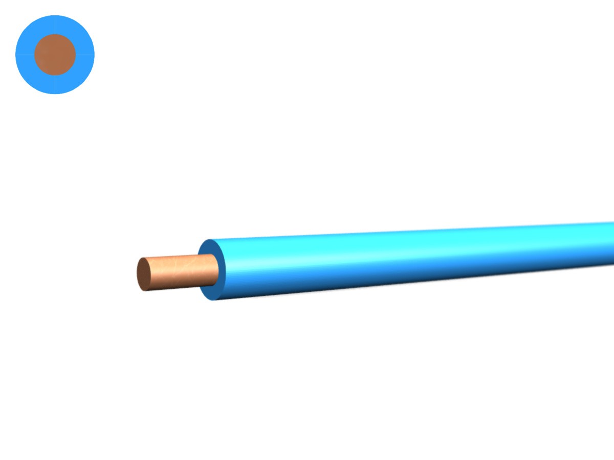 Fil N Cca san-hal 2.50 blc - 450/750V H07Z1-U