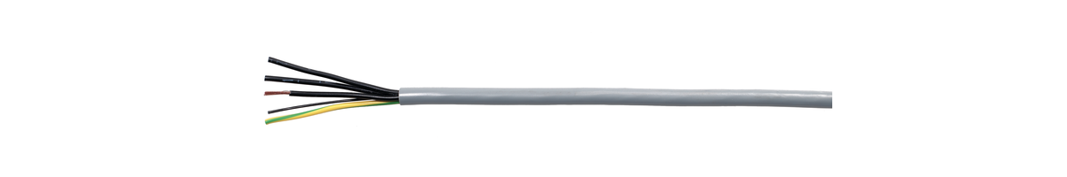 Multinorm Kabel PVC flex 14G0.50 JZ gr - oil res H05VV5-F 90°C 600V HAR-UL-CSA