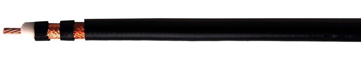 Koax Kabel Eca ECOFLEX 15 Plus - PVC 50 Ohm schwarz 85°C UV-stabilisiert