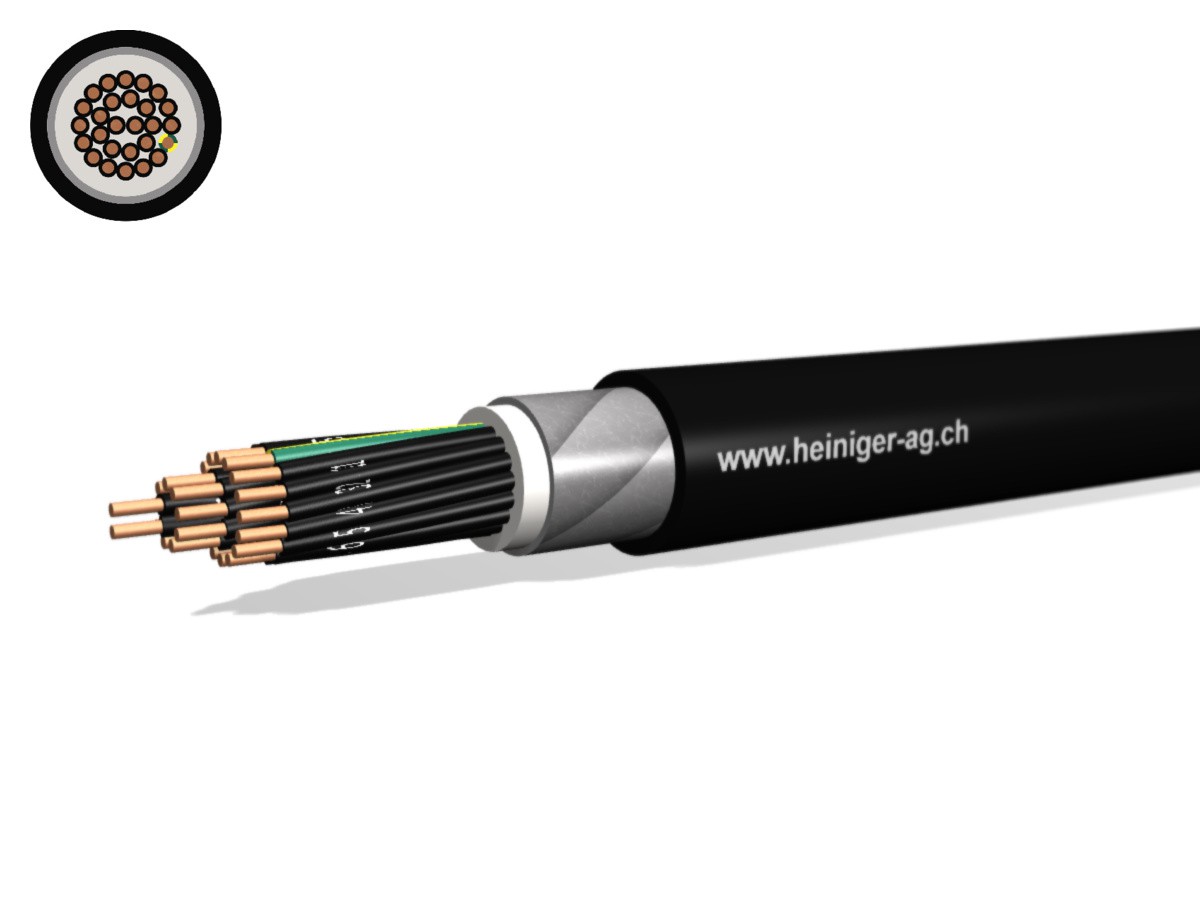 NN-CLN FE05B2 B2ca 27x1.50 LPE sw - hal-frei armiert 90°C 0.6/1kV