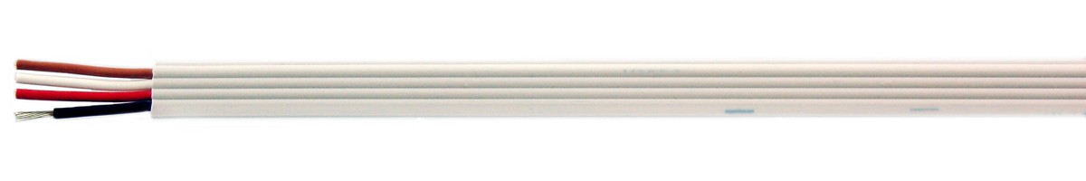 Câble plat Eca san-hal 4x1.50 L grc - 300V